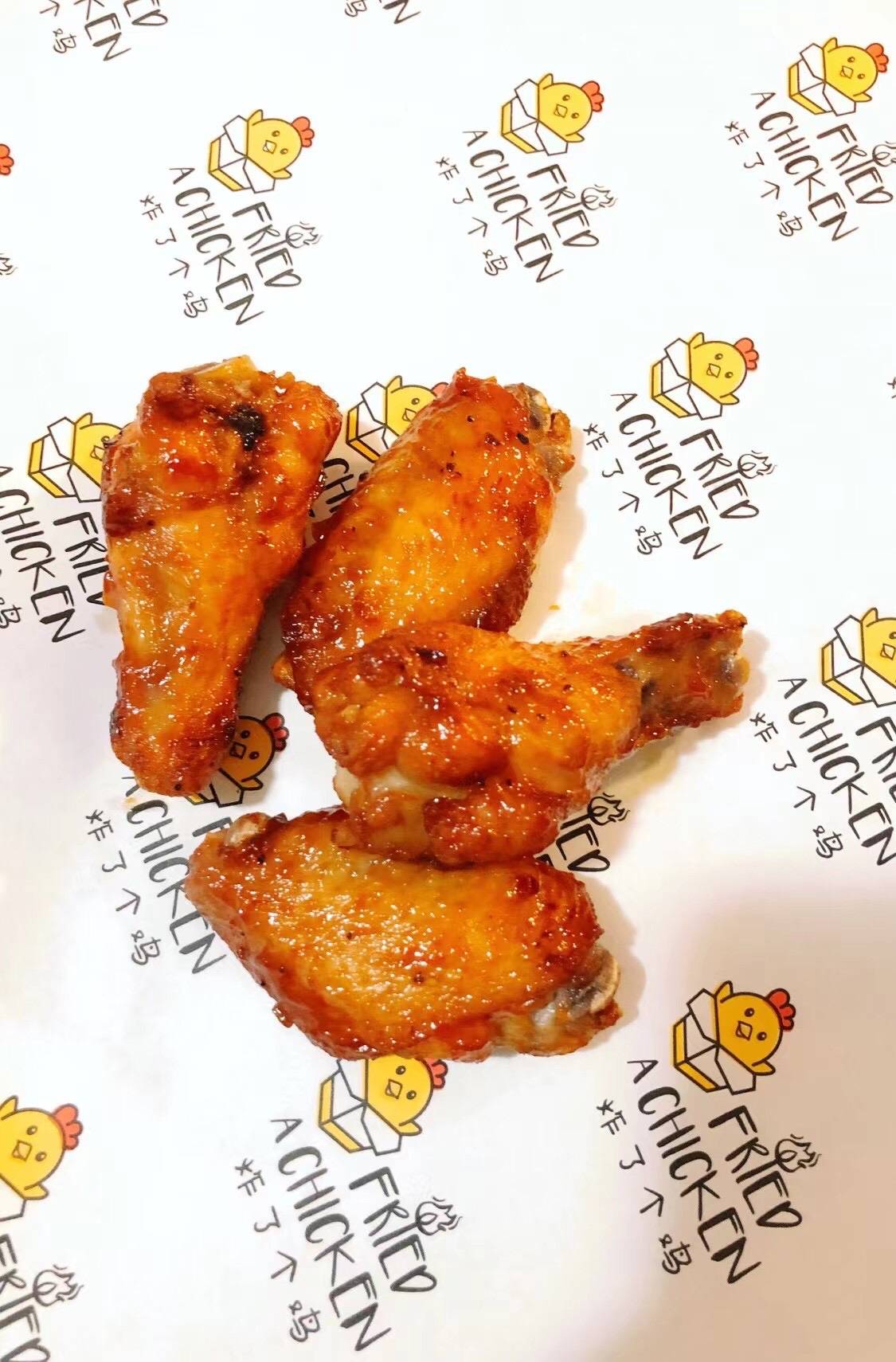 BBQ Chicken wings 4pc 烤鸡翅